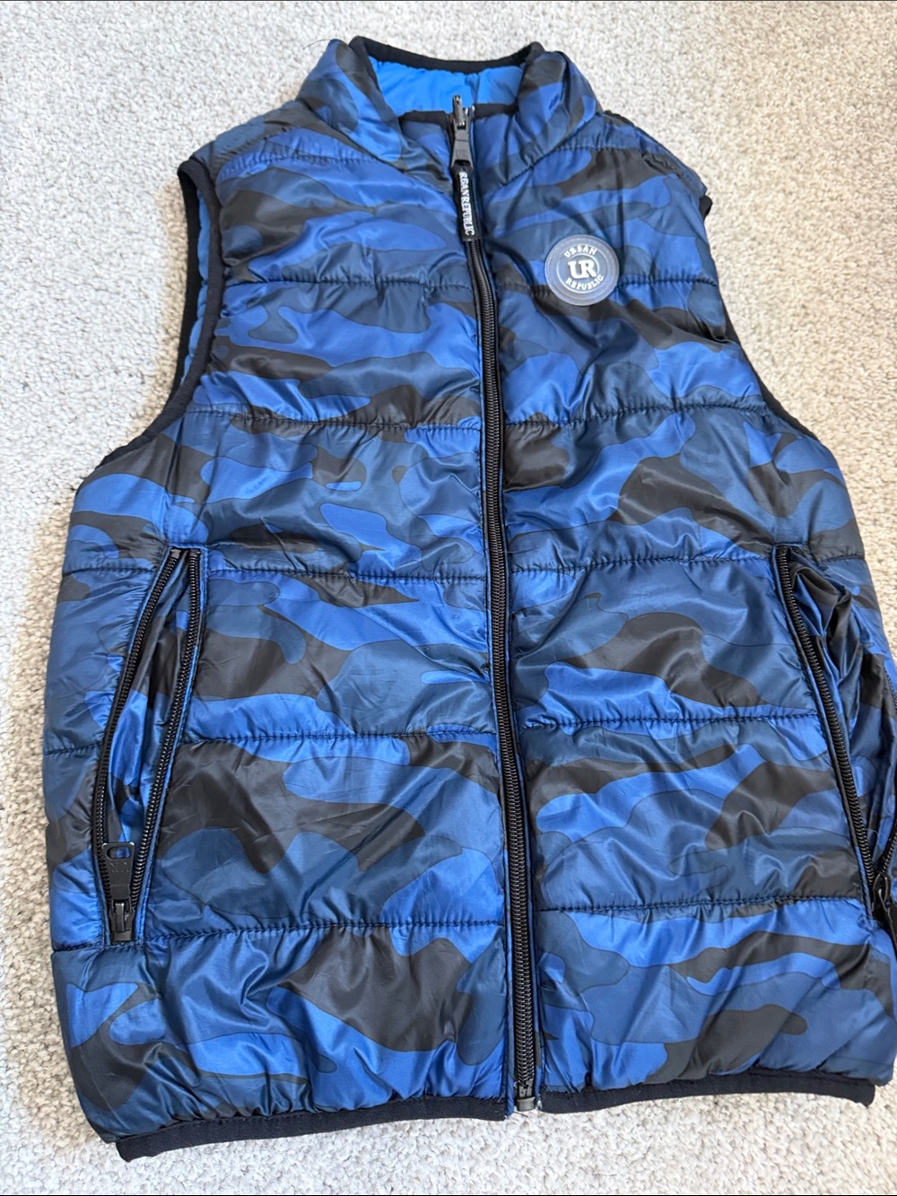 Urban Republic, reversible Camo Puffer Vest for Kids